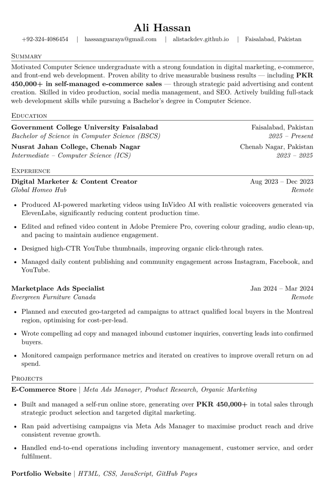 portfolio